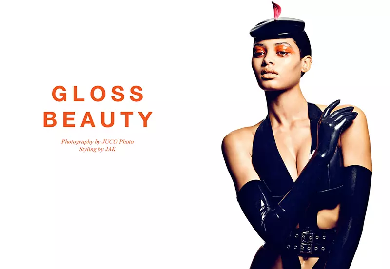 独家：JUCO 的 Gloss Beauty 与 Danielle Herrington 合影