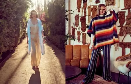 Lindsey Wixson adopte le style ensoleillé pour le catalogue Resort de Bergdorf Goodman