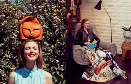 Lindsey Wixson magáévá teszi a napfényes stílust a Bergdorf Goodman's Resort katalógusban