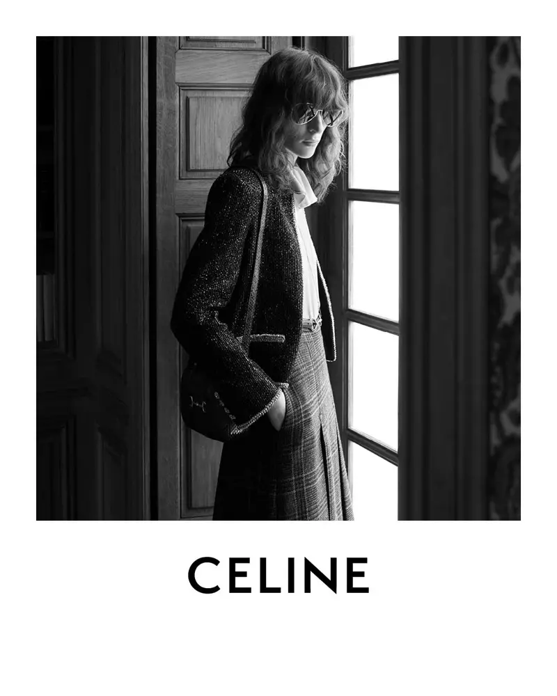 عارضة الأزياء Karo Laczkowska تظهر في حملة Celine winter 2019