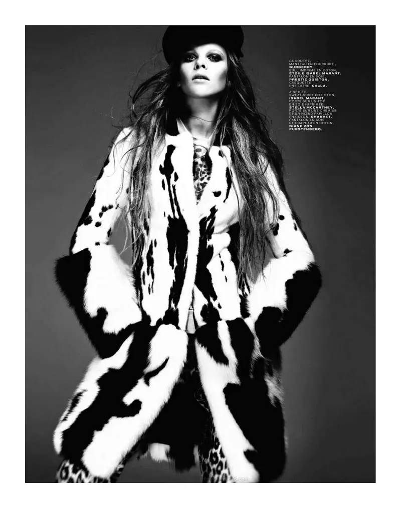 Leila Jay & Anouk De Heer oleh Damon Baker untuk Jalouse November 2011