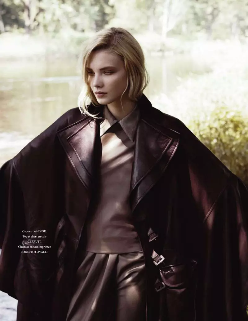 Daria Zhemkova par Trent McGinn pour L'Officiel