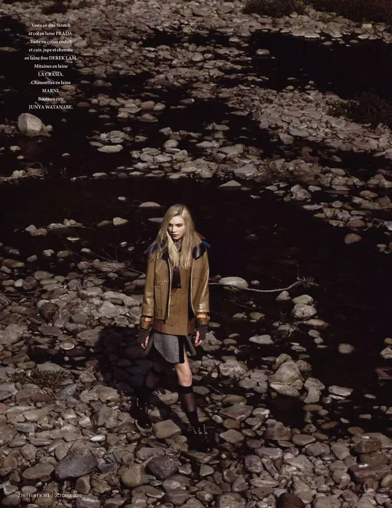 Daria Zhemkova de Trent McGinn para L'Officiel