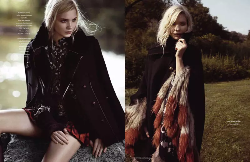 Daria Zhemkova de Trent McGinn por L'Officiel