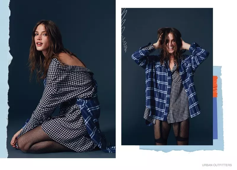 No Pants Trend: Crista Cober Poses for Urban Outfitters