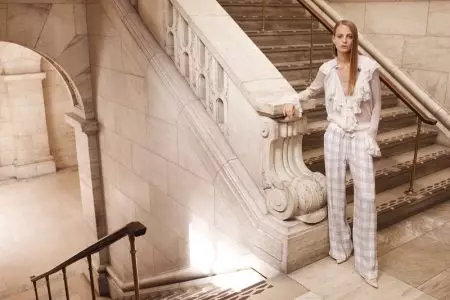 Ine Neefs Models Super Luxe Style muri Zimmermann's Campaign 2017