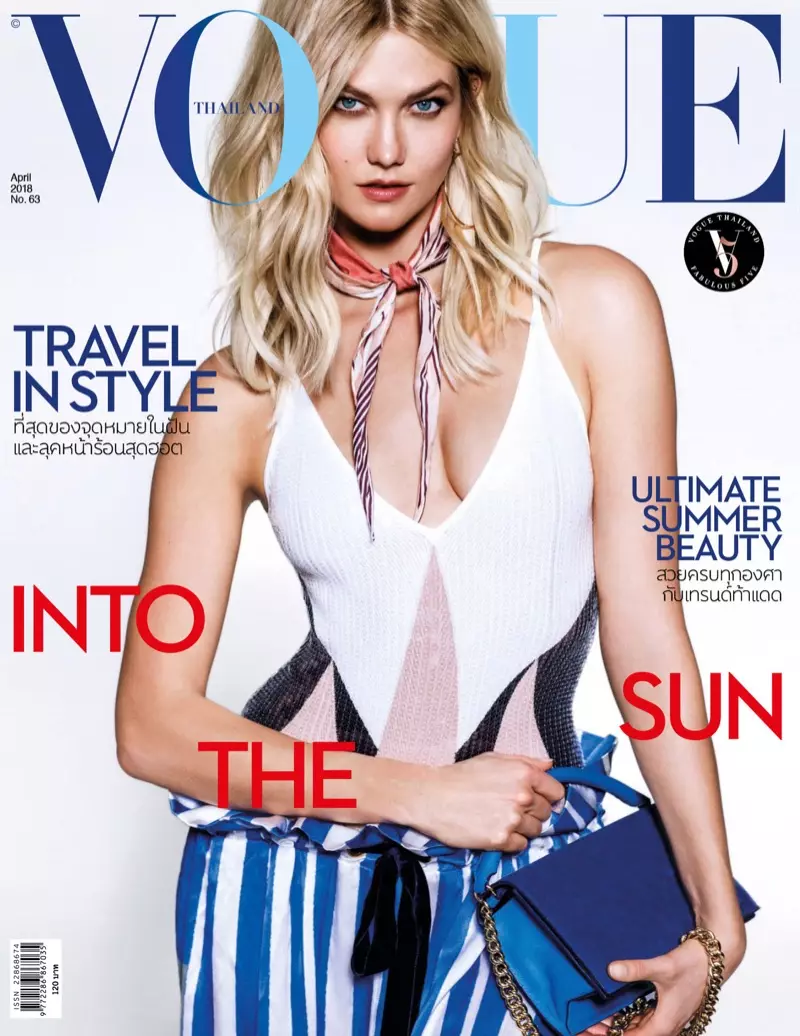 Карли Клосс снялась в ярких нарядах для Vogue Thailand