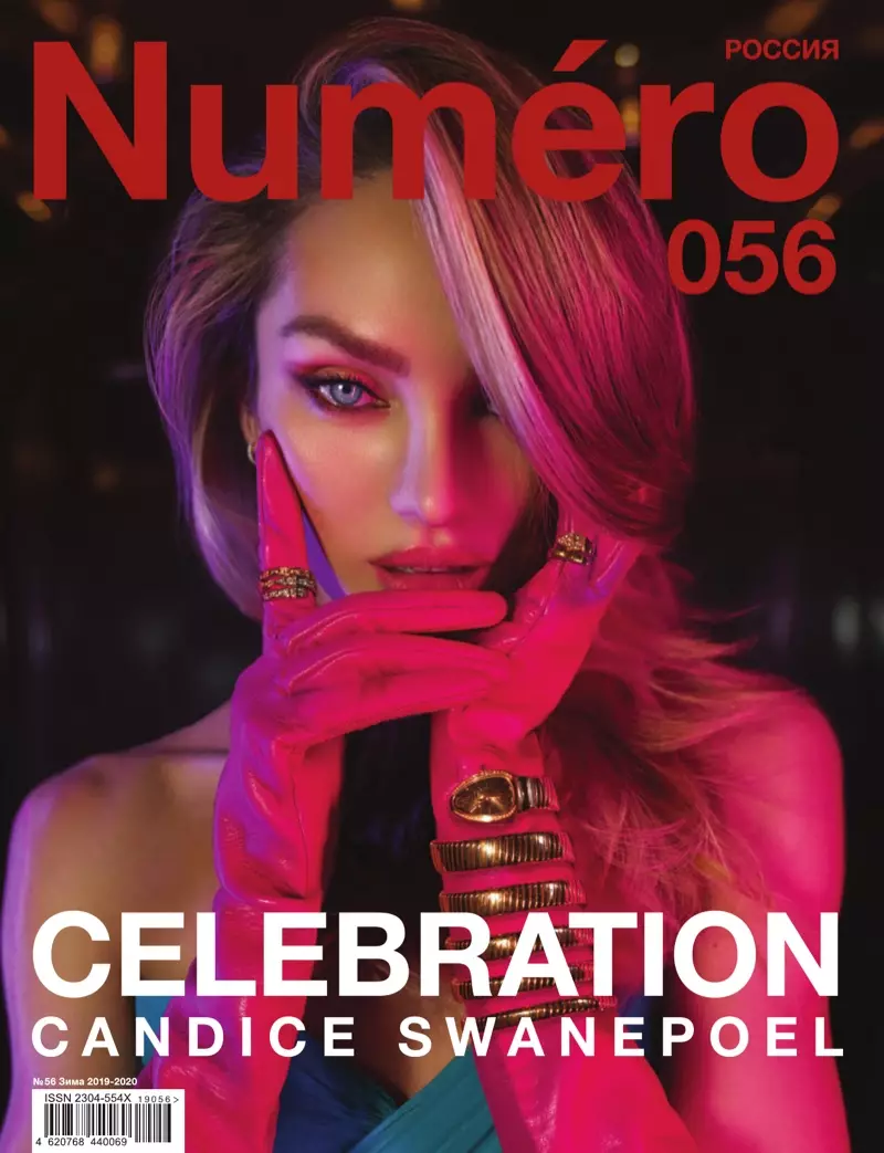 Candice Swanepoel Smolders for amaphepha Numero Russia