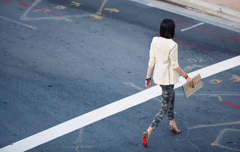 Andressa Fontana Dons Chic Street Style, Tombor Zoltán objektívje a Grazia Italy számára