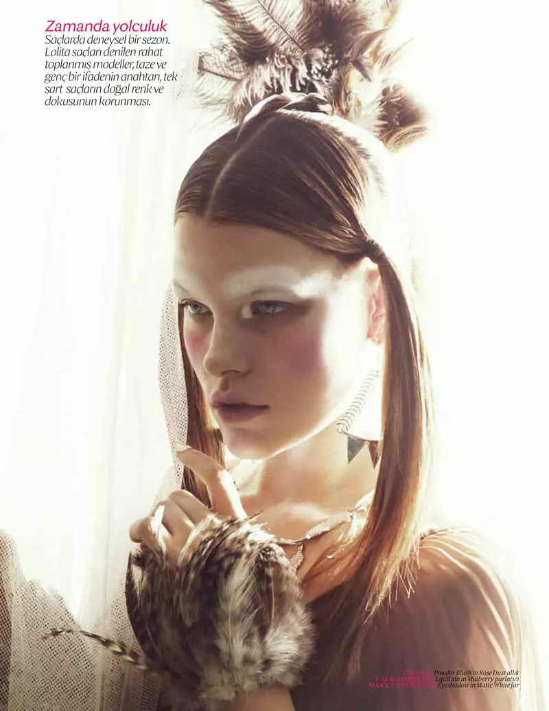 2011 年 6 月 Jamie Nelson 為土耳其版《Vogue》拍攝的 Bekah Jenkins