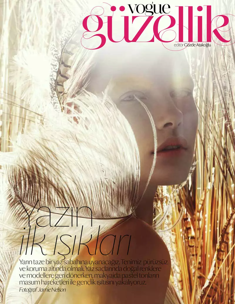 Bekah Jenkins توسط جیمی نلسون برای Vogue Turkey ژوئن 2011