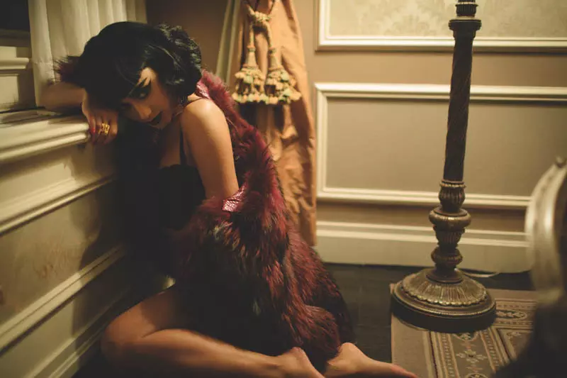 Natalia Kills Seduces in Lingerie pro XOXO The Mag's Dec/Jan Issue