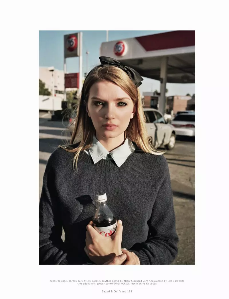 Lily Donaldson Mbalik menyang Sekolah kanggo Masalah Februari Dazed & Confused