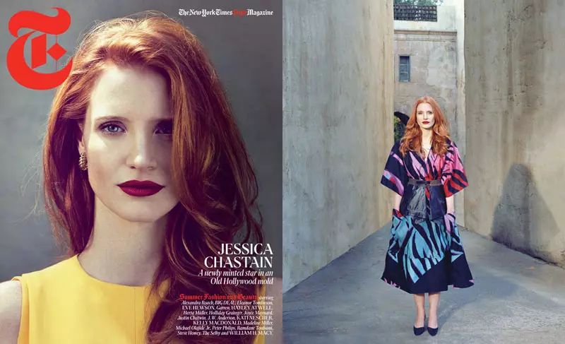 T Magazine Summer 2012 အတွက် Cass Bird မှ Jessica Chastain