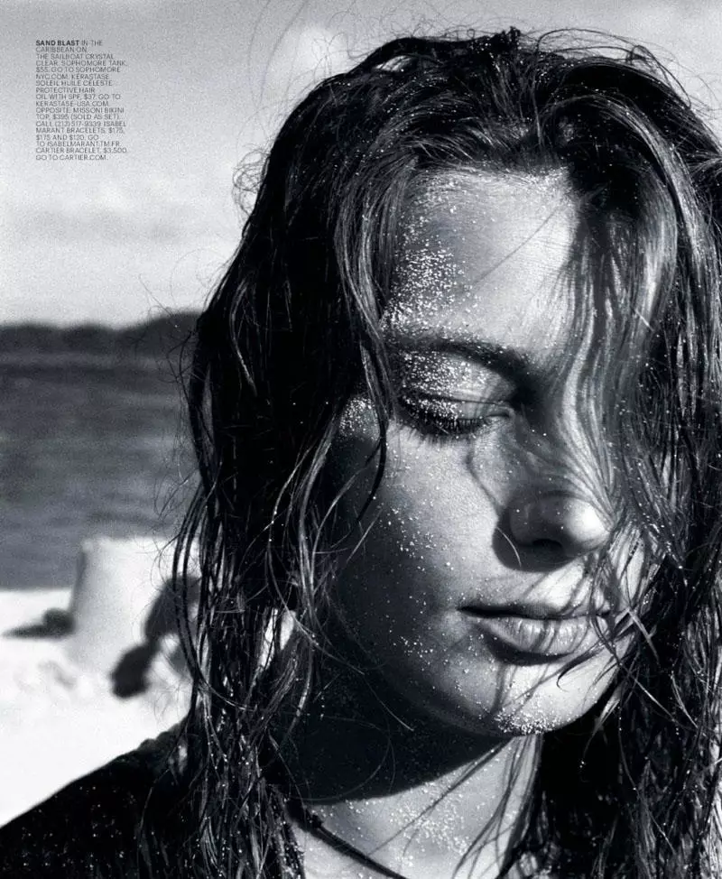 Daria Werbowy ni Cass Bird para sa T Magazine Travel