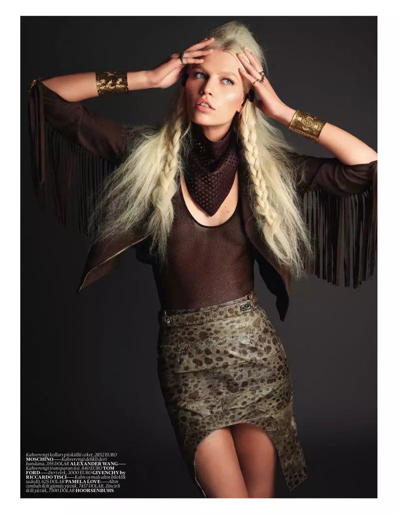 Aline Weber vum David Vasiljevic fir Vogue Tierkei Mee 2012