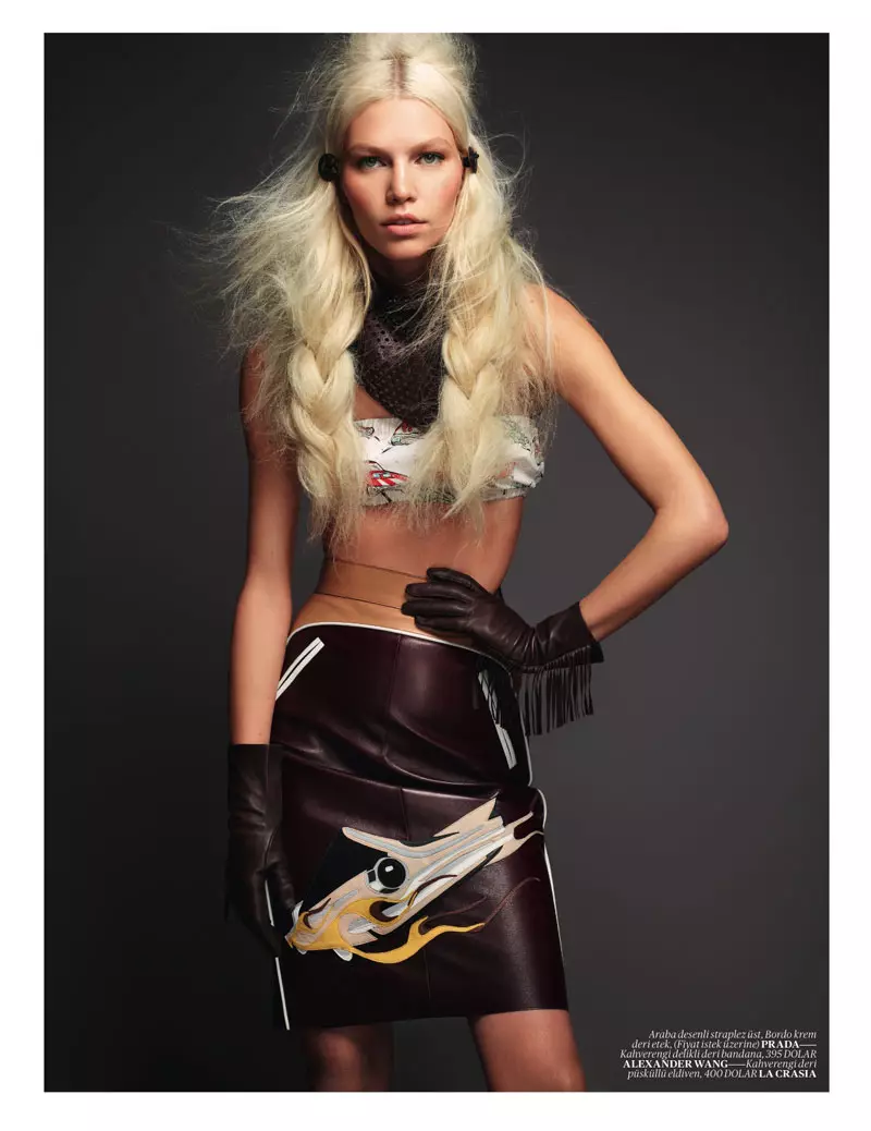 Aline Weber di David Vasiljevic per Vogue Turchia maggio 2012