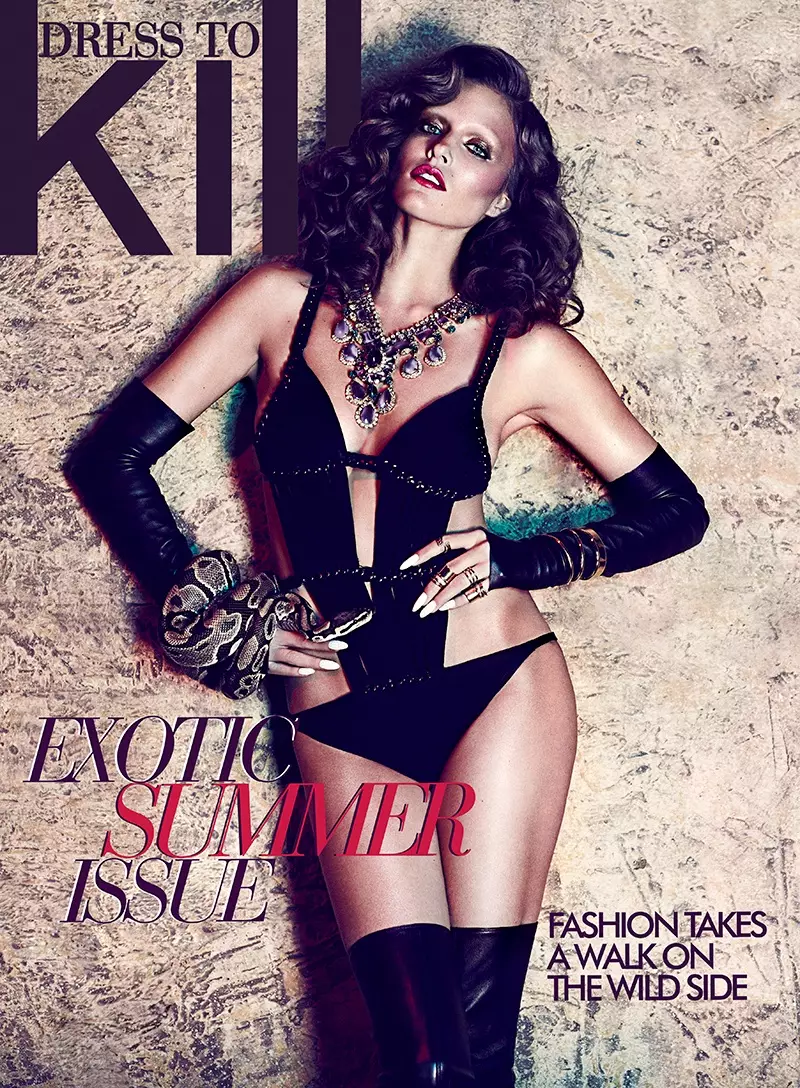 Kim Cloutier Aliĝas al la Cirko por Dress to Kill Magazine de Chris Nicholls