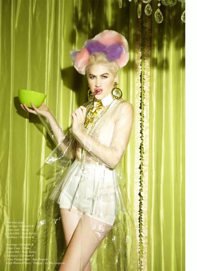 Angeleno Lauren Avery dening Ellen von Unwerth kanggo Schon #16