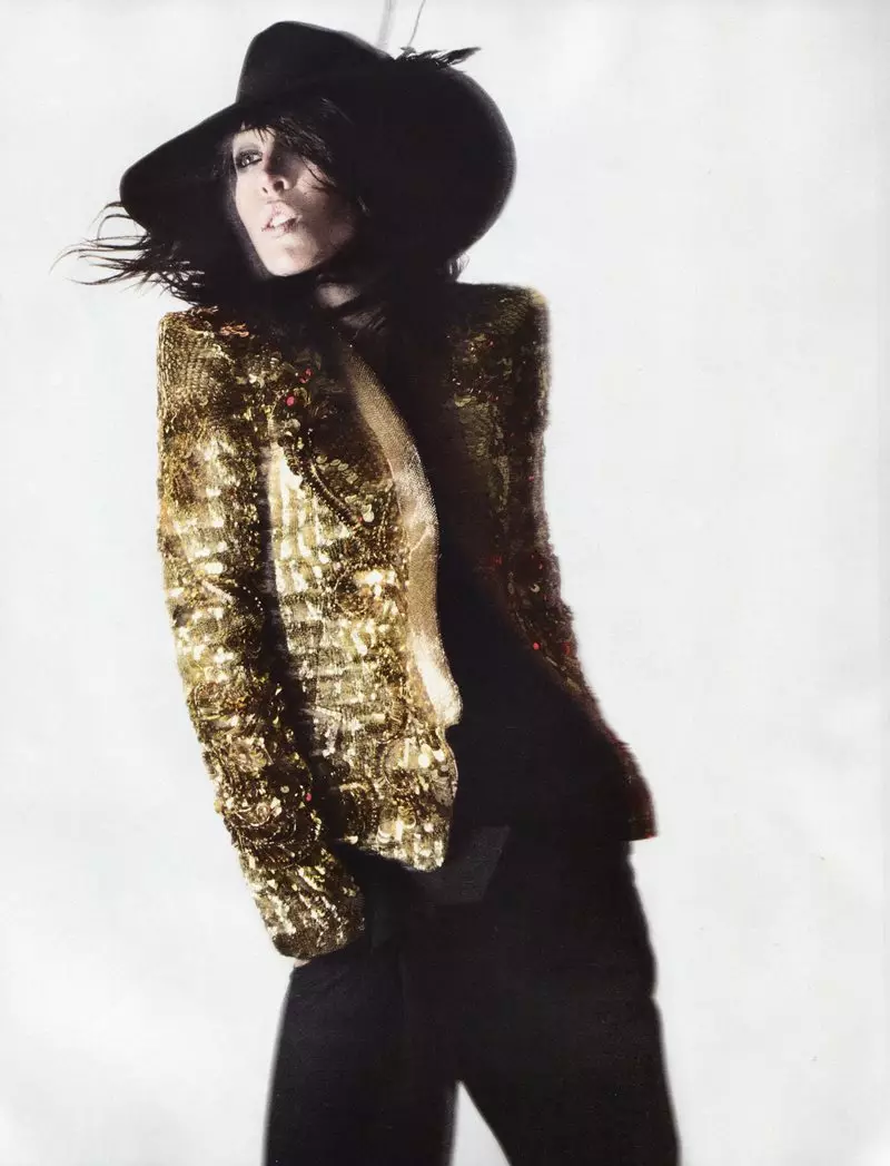 Raquel Zimmermann par David Sims pour Vogue Paris