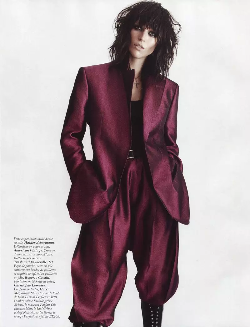 Raquel Zimmermann od Davida Simsa za Vogue Paris