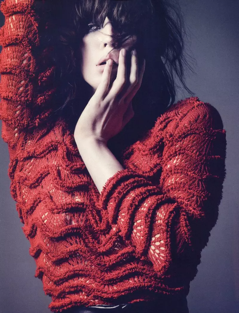 Raquel Zimmermann ni David Sims para sa Vogue Paris