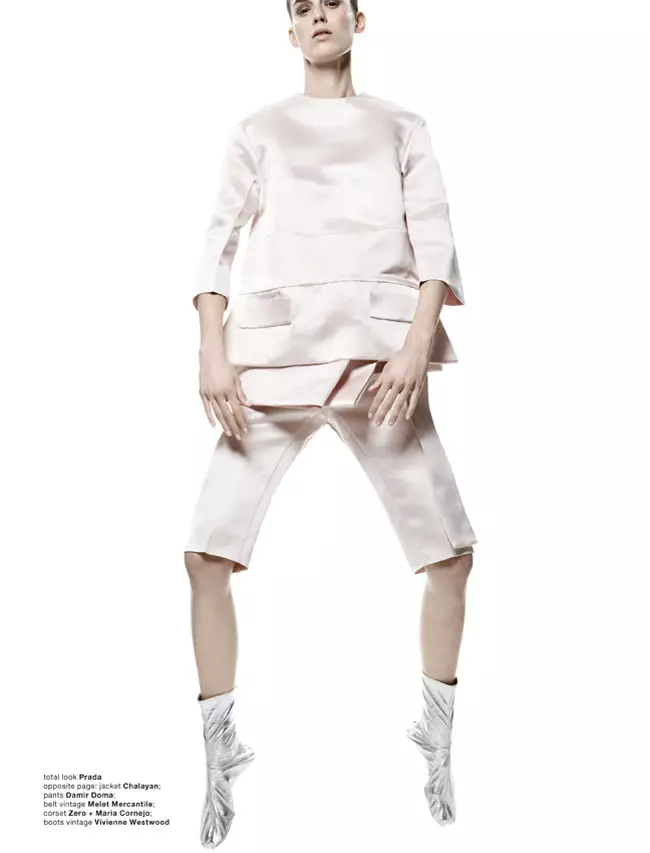 Marte Mei Van Haaster posa para Amy Troost en Muse Spring 2013