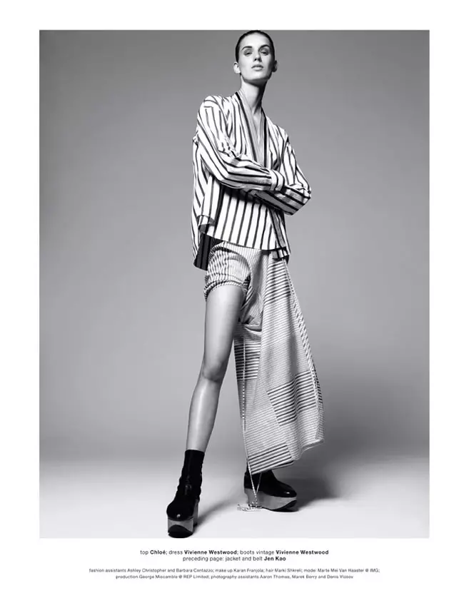 Marte Mei Van Haaster pose pour Amy Troost dans Muse Spring 2013