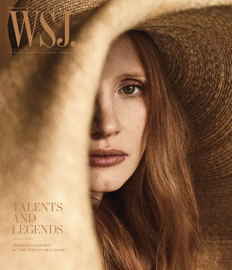 Jessica Chastain | WSJ. Magazyn | Luty 2018 | Sesja zdjęciowa na okładkę