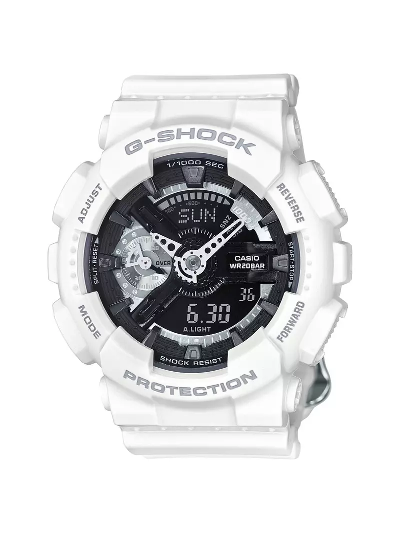 Fajny biały zegarek z serii G-Shock S