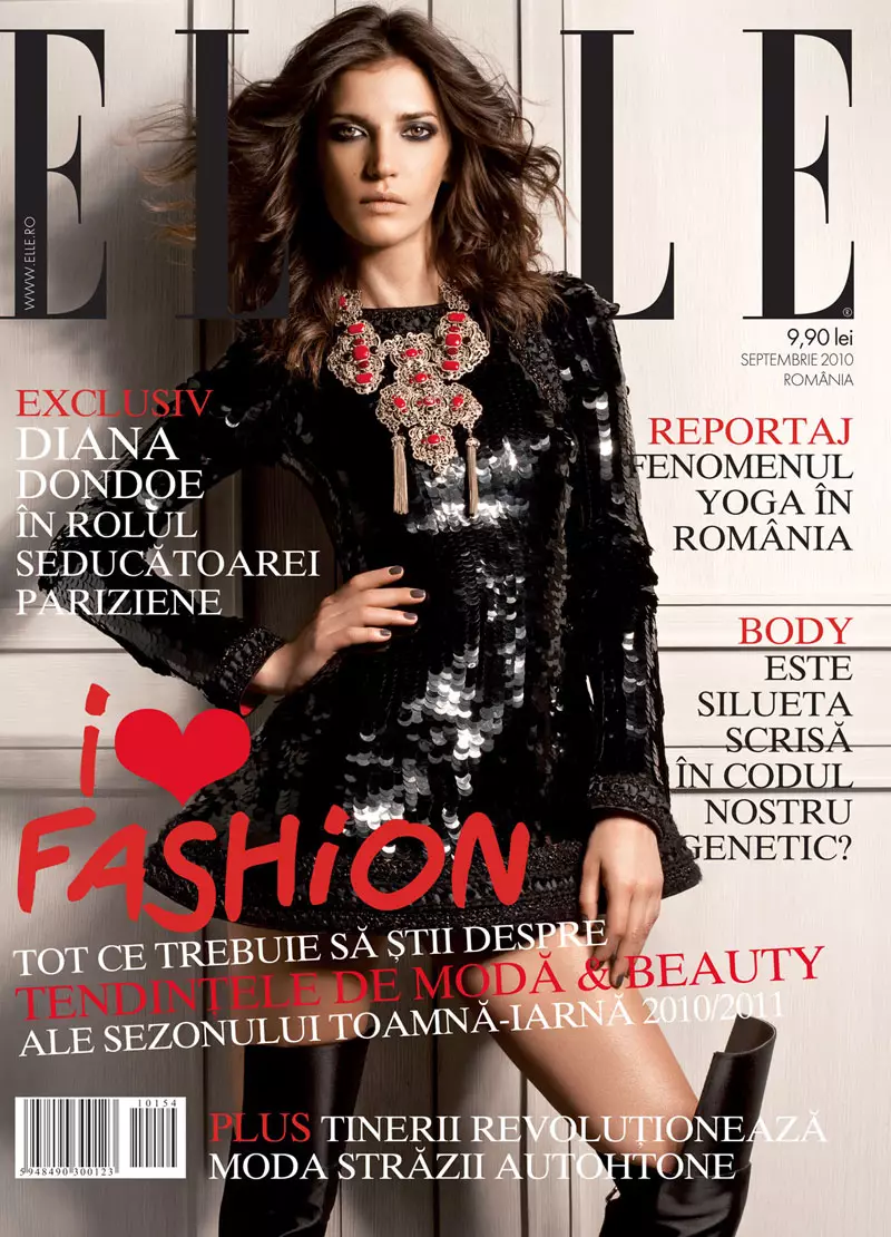 Diana Dondoe Sylvie Malfray za Elle Romania, september 2010