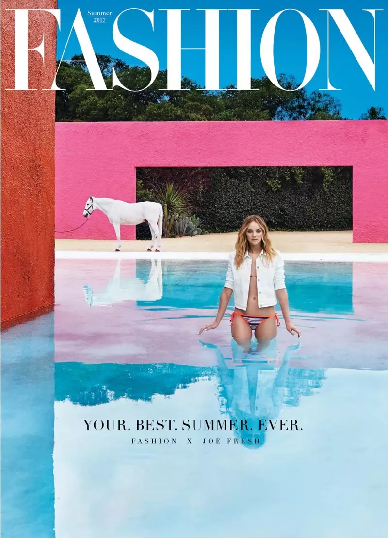 Η Heather Marks στο εξώφυλλο του περιοδικού FASHION Καλοκαίρι 2017