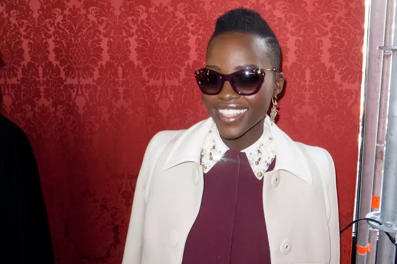 Lupita Nyong'o, Elle Fanning na Miu Miu Show od Terryho Richardsona