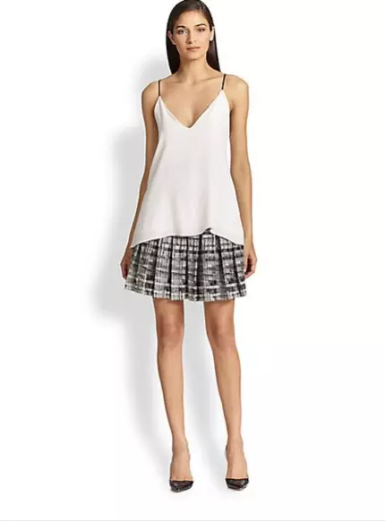 Alice + Olivia Kayla Box-Pleated Skirt διαθέσιμη στο Shopbop για 297,00 $