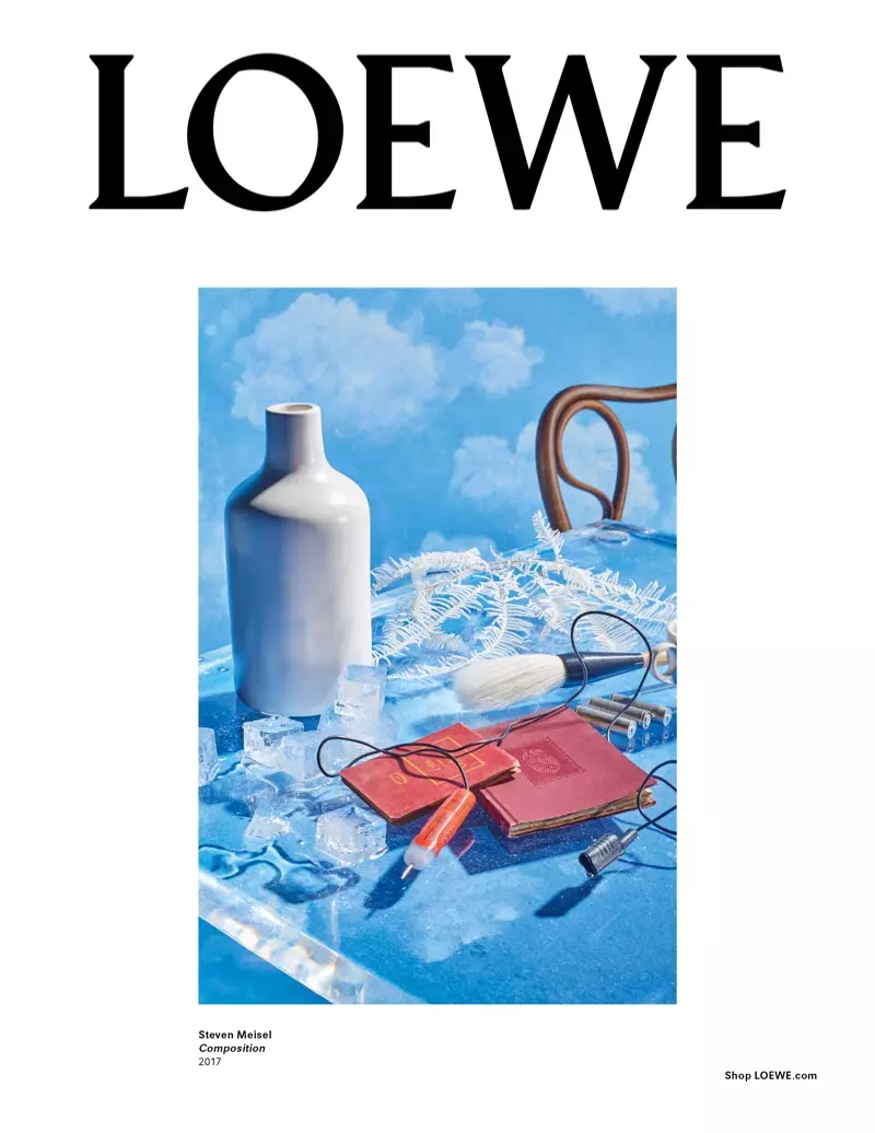 Ihe onyonyo sitere na mkpọsa Loewe ọdịda-oyi 2017 Steven Meisel weghaara