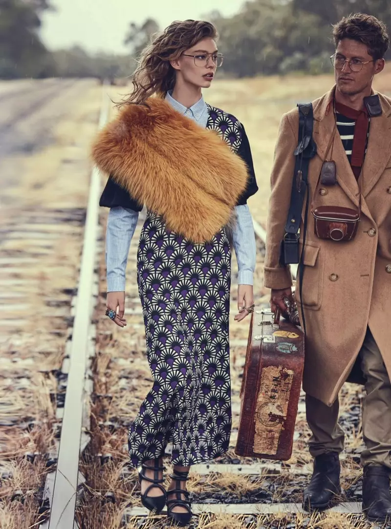 Ondria Hardin i Jimmy Young-Whitforde glume u martovskom izdanju Vogue Australia