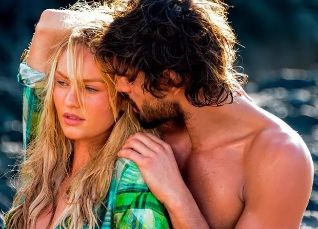 Candice Swanepoel wird heiß hinter den Kulissen des bevorstehenden Osmoze-Shootings