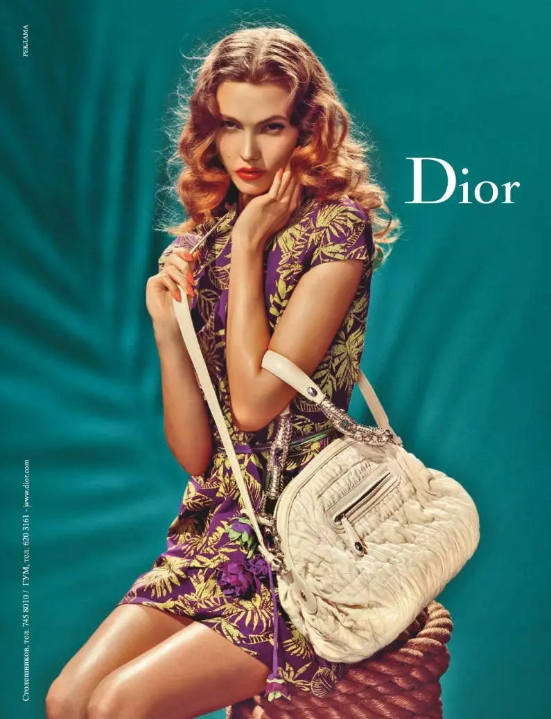 Dior Frühjahrskampagne 2011 | Karlie Kloss von Steven Meisel