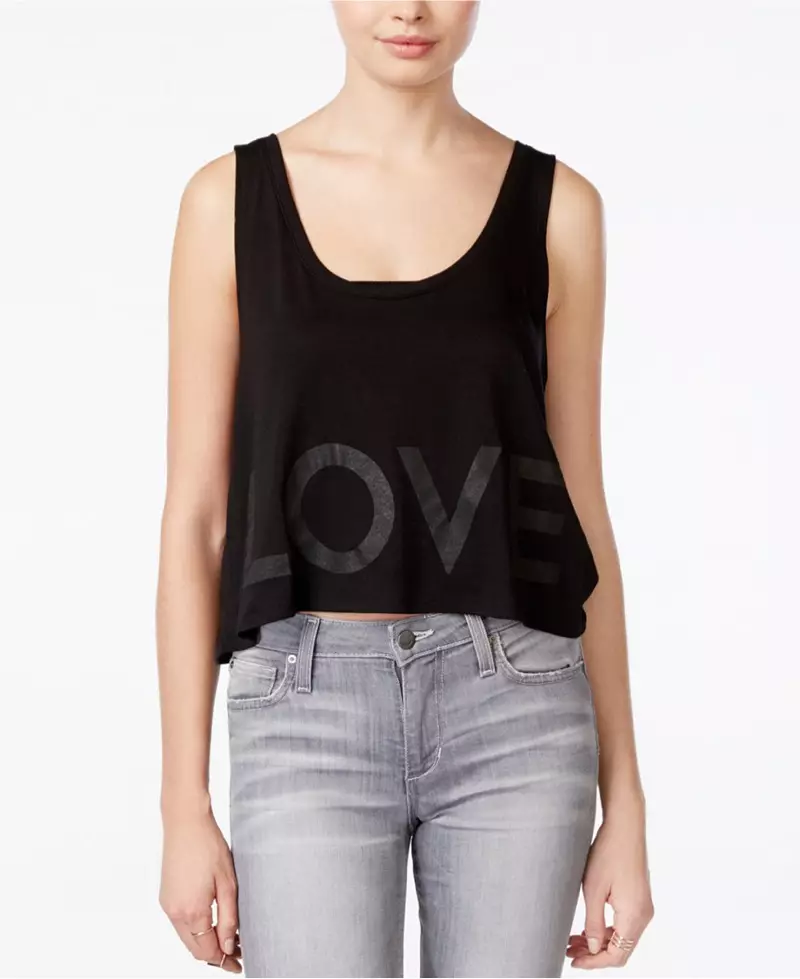 Love Bravery Crop Topas