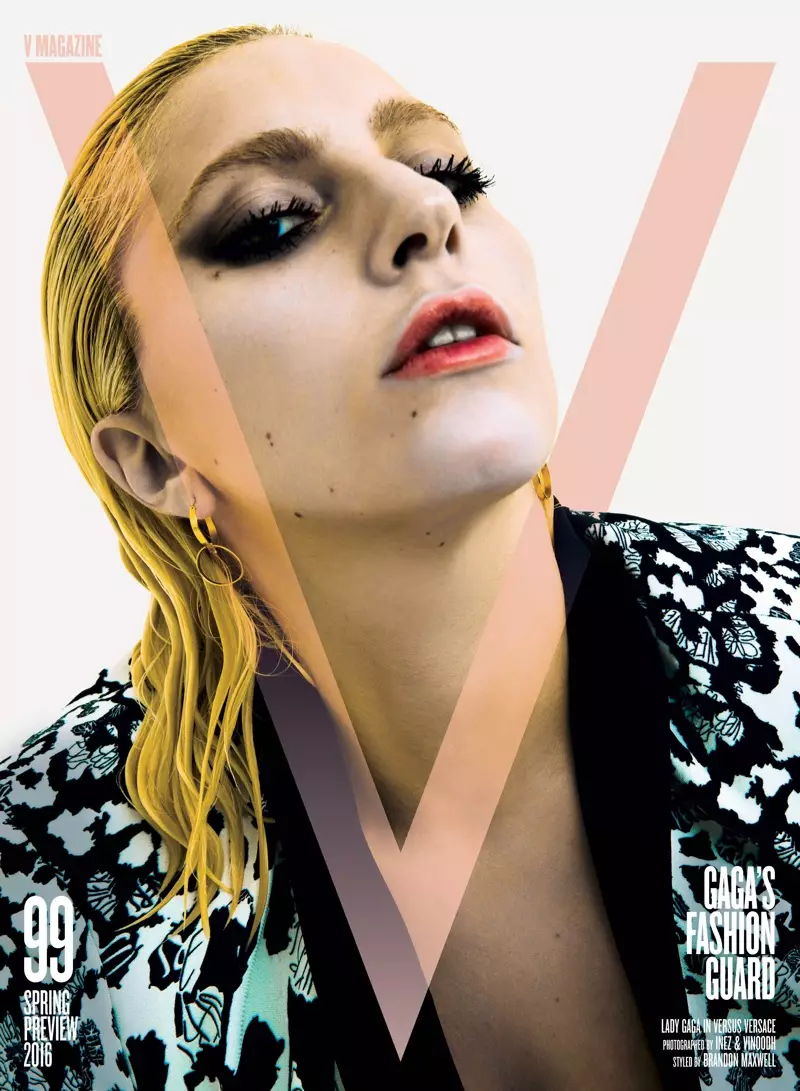 Lady Gaga auf dem V-Magazin Nr. 99 Cover. Foto: Foto: Inez & Vinoodh