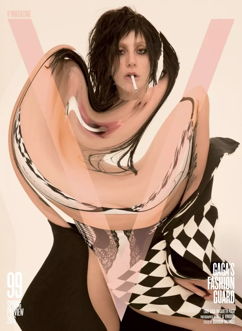 Lady Gaga ao amin'ny V Magazine #99 Cover. Sary: Inez & Vinoodh