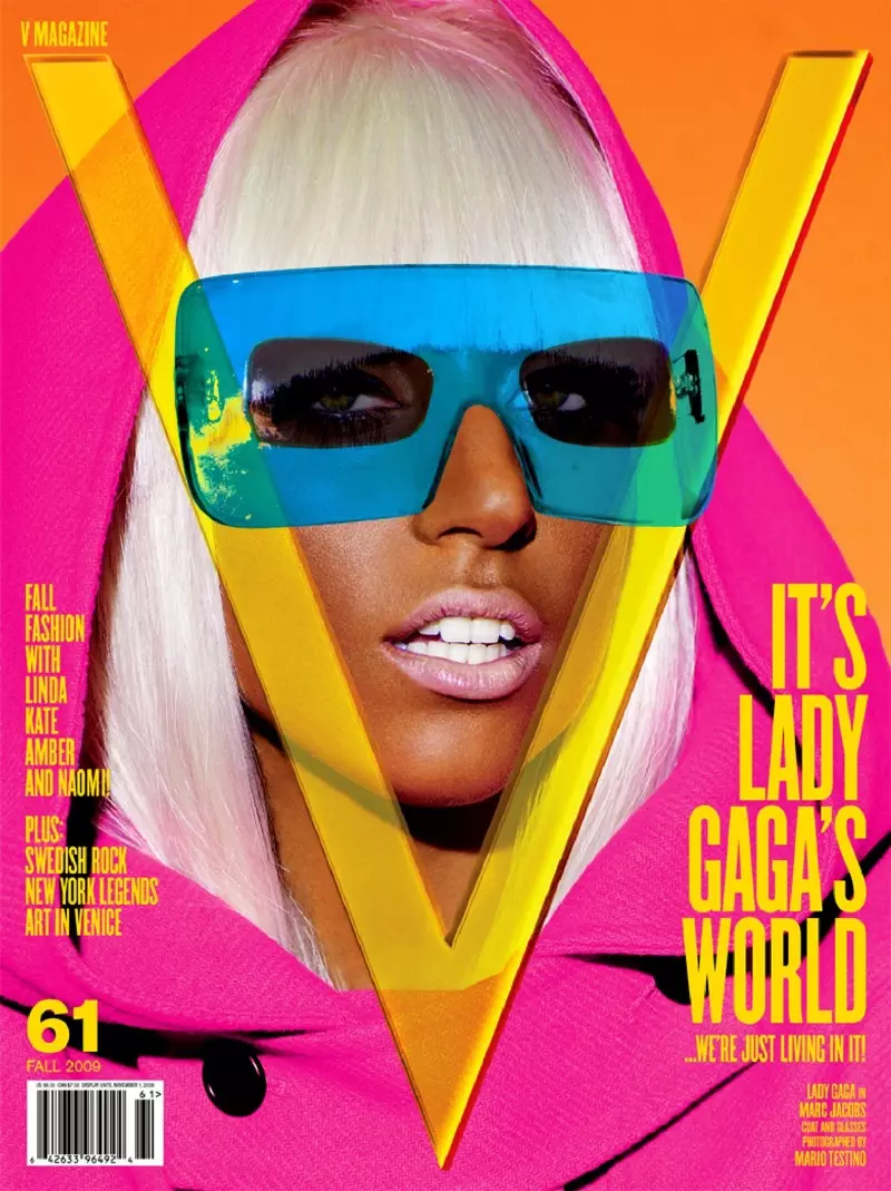 2009: Lady Gaga na capa da V Magazine #61