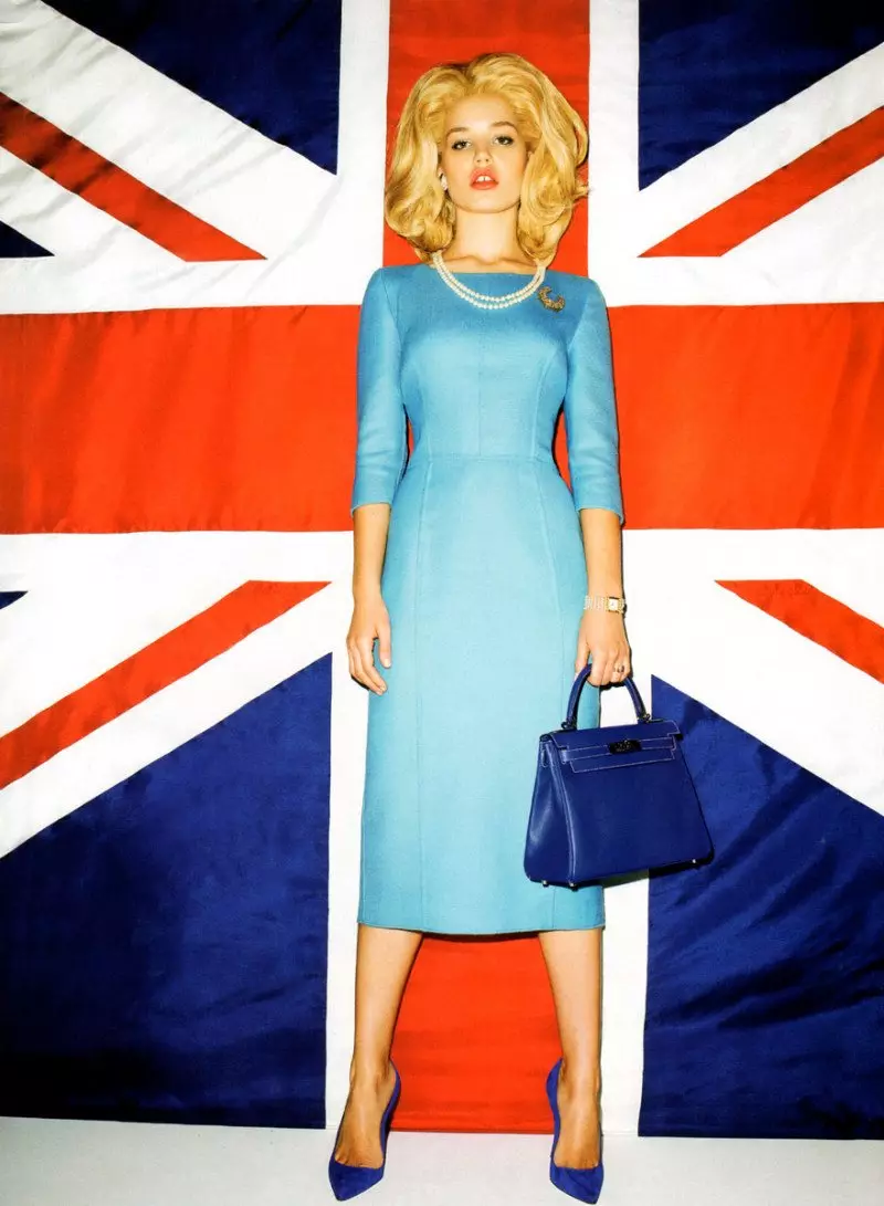 Georgia May Jagger de Terry Richardson por Harper's Bazaar Usono septembro 2011