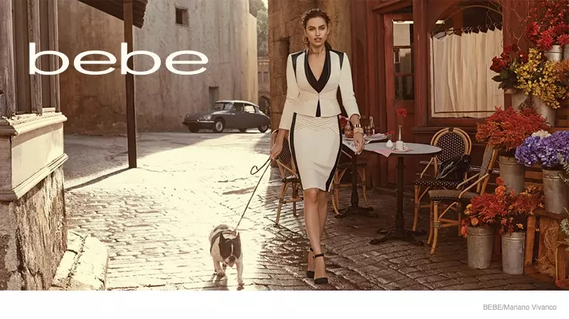 Irina Shayk dans la campagne automne-hiver 2014 de Bebe