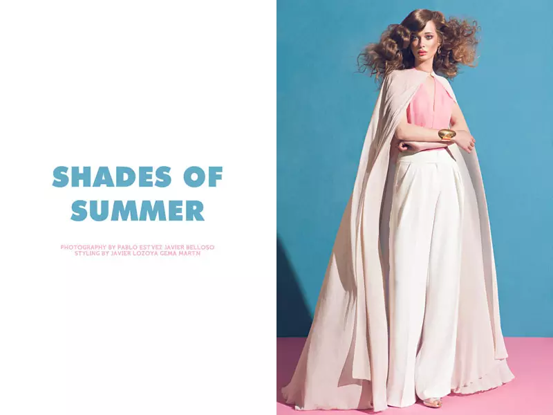 由 Pablo Estévez 和 Javier Belloso 为 Fashion Gone Rogue 拍摄的 Tanya Katysheva 在“Shades of Summer”中