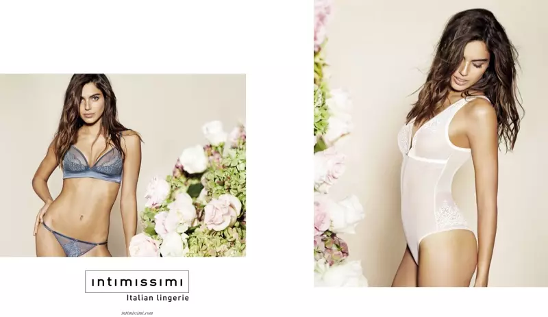 Shlomit Malka kintana amin'ny fampielezan-kevitr'i Intimissimi lohataona 2016