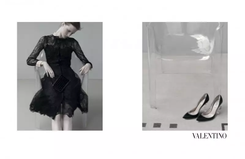 Codie Young, Maud Welzen en Tilda Lindstam zijn ijzige schoonheden voor de Valentino Spring 2013-campagne door Sarah Moon