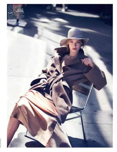 Susanne Knipper modela el street style otoñal para Marie Claire Italia