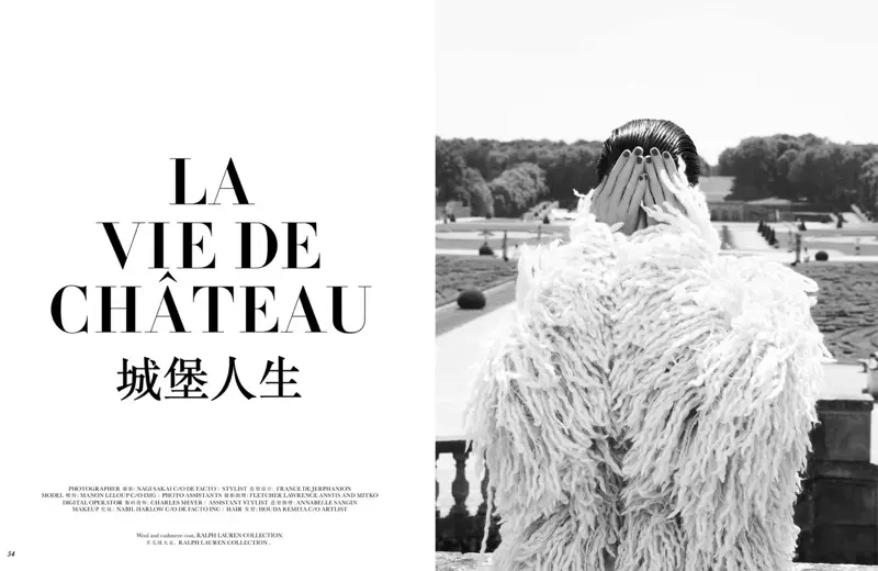 Manon Leloup spiller hovedrollen i Vogue Paris Travel