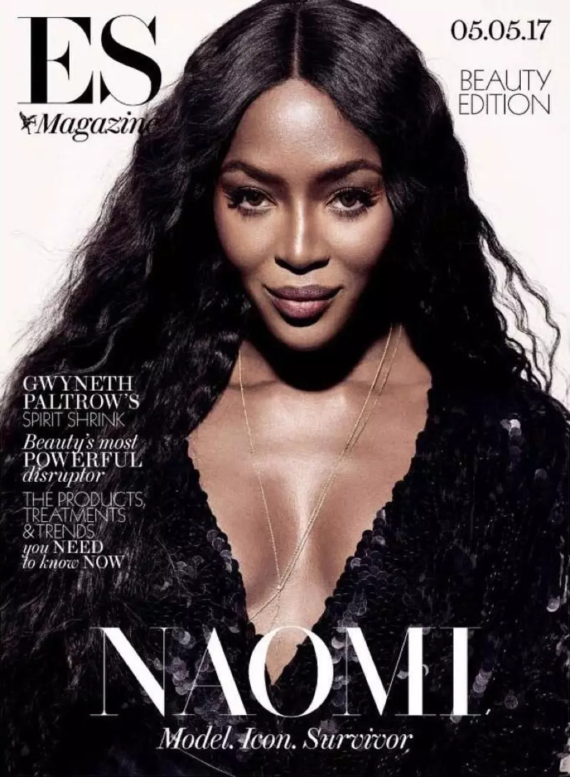 Naomi Campbell ao amin'ny Evening Standard Magazine May 5th, 2017 Cover